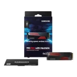 SAMSUNG 990 PRO 1TB NVME M.2 SSD W/HEATSINK 縮圖 3