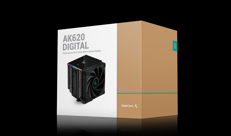 DEEPCOOL AK620 DIGITAL W/LCD & SIX COPPER HEAT WHITE