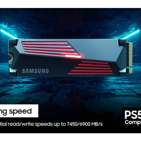 SAMSUNG 990 PRO 4TB NVME M.2 SSD W/HEATSINK
