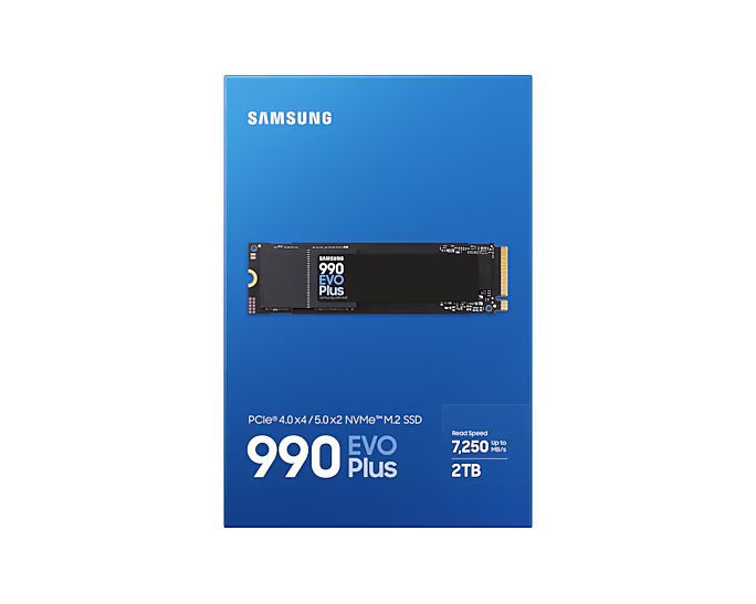 SAMSUNG 990 EVO PLUS 2TB M.2 PCIE4X4 SSD