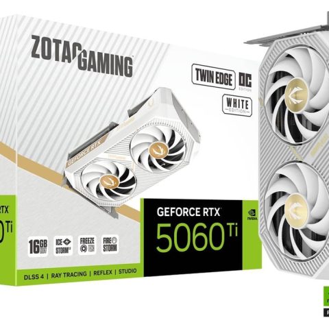 ZOTAC GAMING RTX5060TI TWIN EDGE OC 16GB GDDR7 WHITE