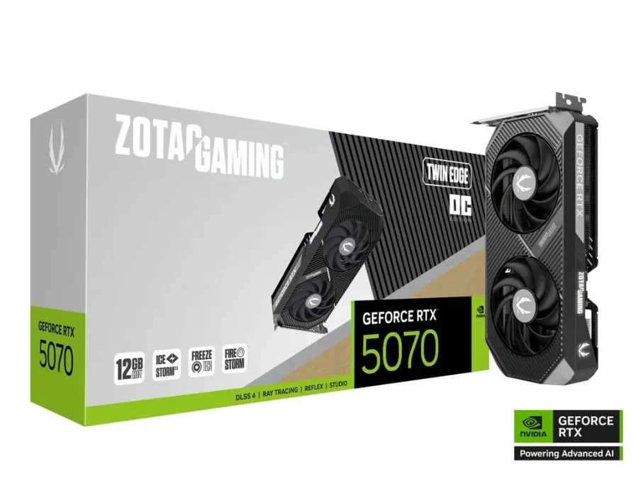 ZOTAC GAMING RTX5070 TWIN EDGE OC 12GB GDDR7