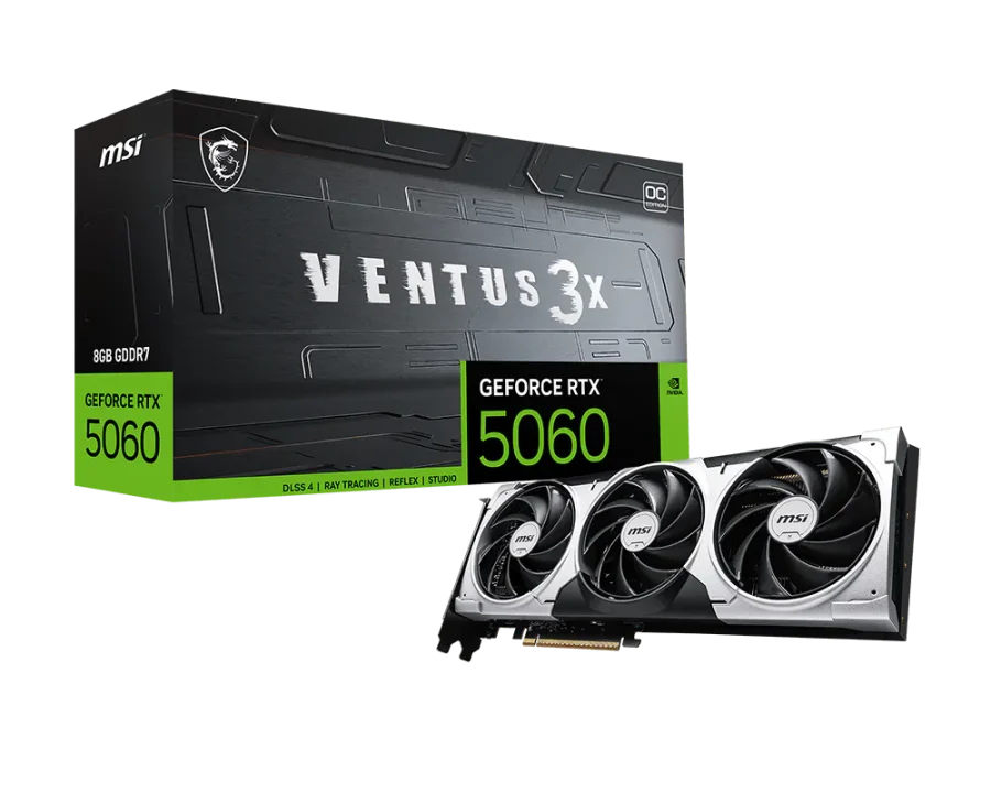 MSI RTX5060 VENTUS 3X OC 8GB GDDR7