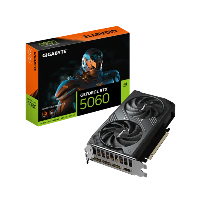 GIGABYTE RTX5060 WINDFORCE MAX OC 8GB GDDR7