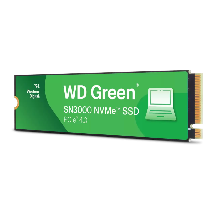 WESTERN DIGITAL GREEN SN3000 1TB NVME PCIE GEN4 SSD