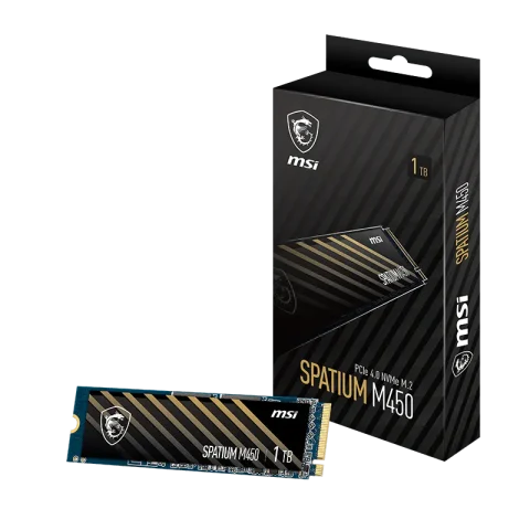 MSI SPATIUM M450 500GB GEN4 PCIE 4.0 NVME M.2