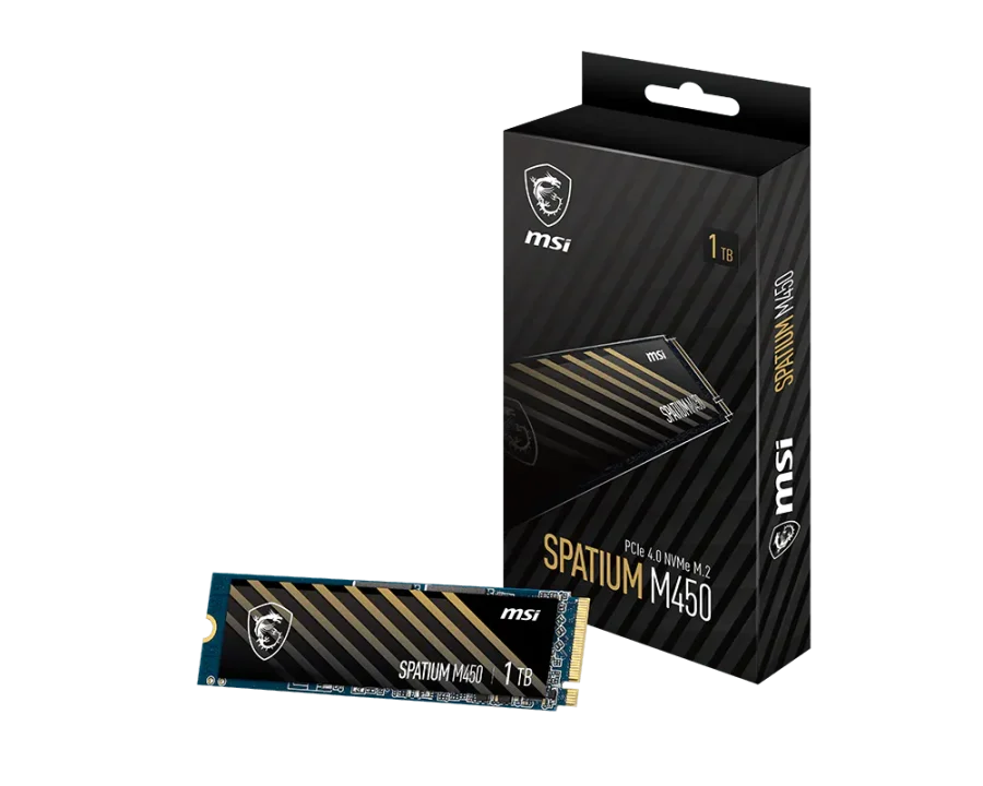 MSI SPATIUM M450 500GB GEN4 PCIE 4.0 NVME M.2