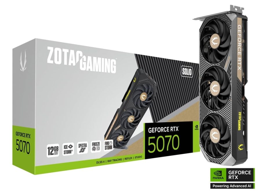 ZOTAC RTX5070 SOLID OC 12GB GDDR7