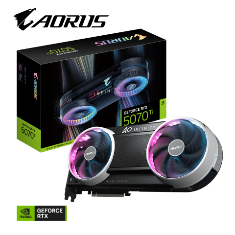 GIGABYTE RTX5070 TI AORUS INFINITY 16GD GDDR7
