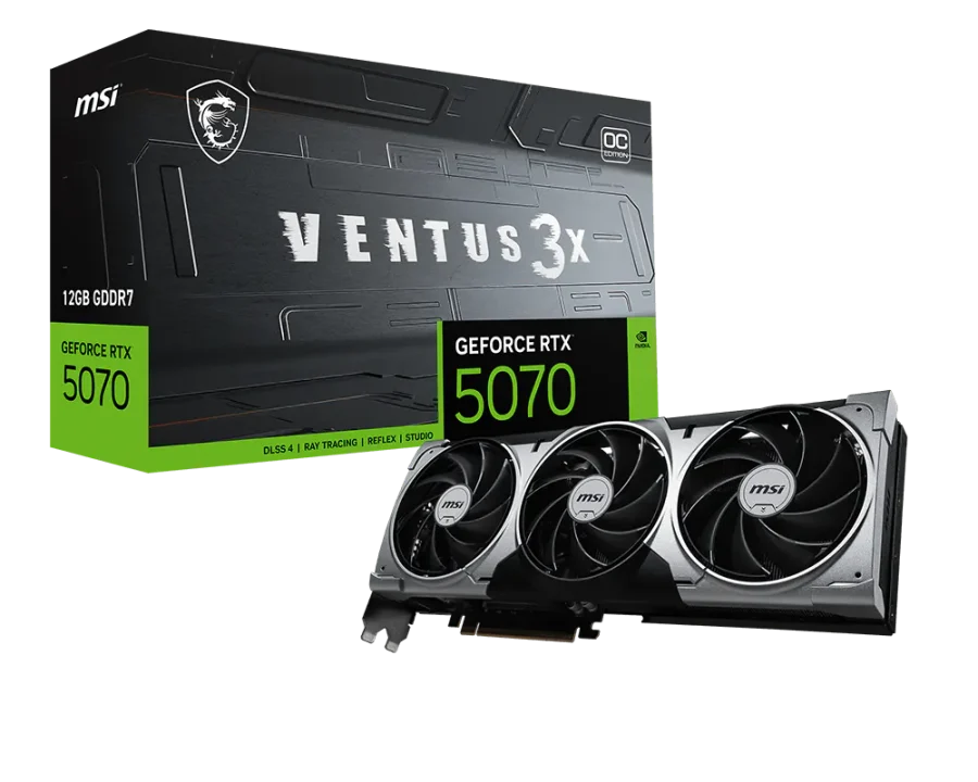 MSI RTX5070 VENTUS 3X OC 12GB GDDR7