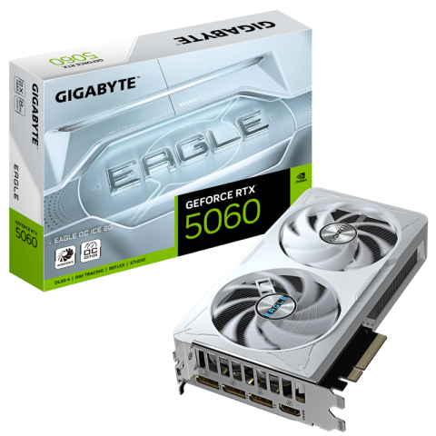 GIGABYTE RTX5060 EAGLE OC ICE 8GB GDDR7