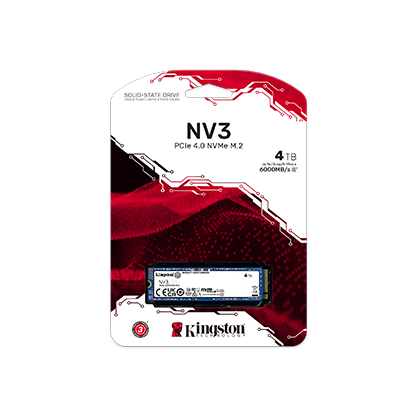 KINGSTON 4000G NV3 M.2 2280 PCIE4.0 NVME SSD