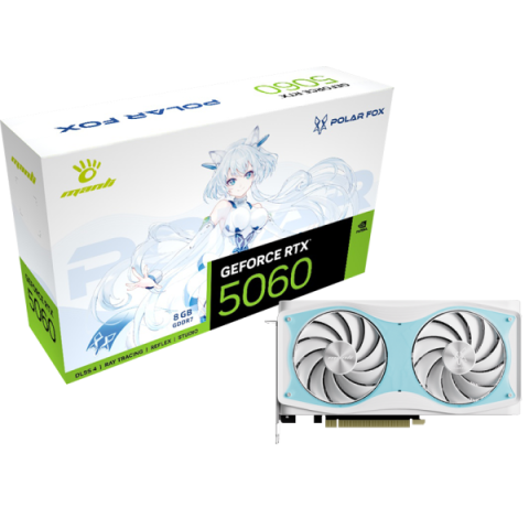 MANLI RTX5060 8GB GDDR7 OC POLAR X2