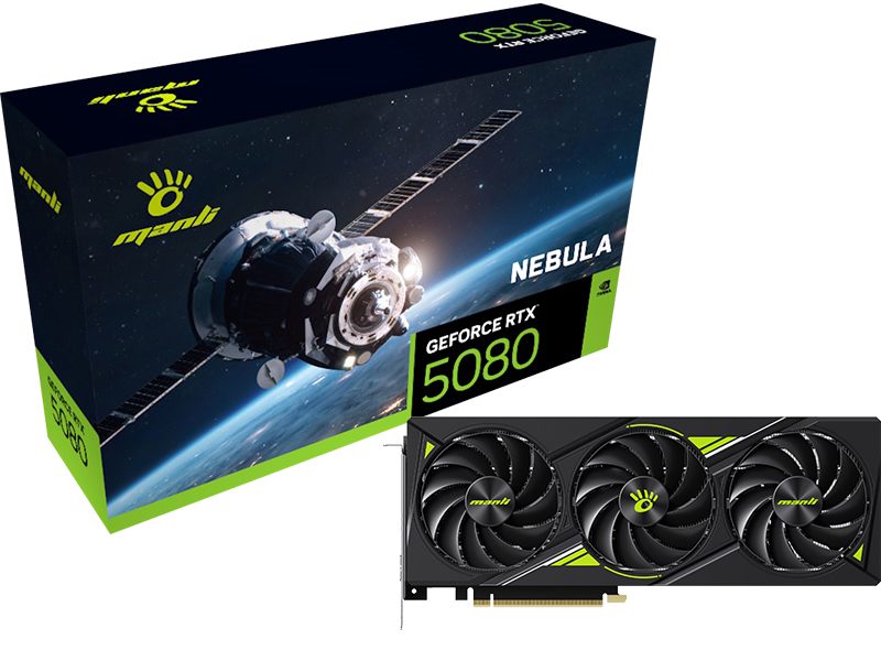 MANLI RTX5080 16GB GDDR7 NEBULA X3