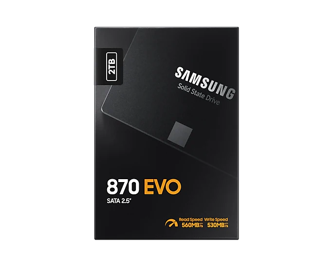 SAMSUNG 870 EVO SATA3 2TB SSD