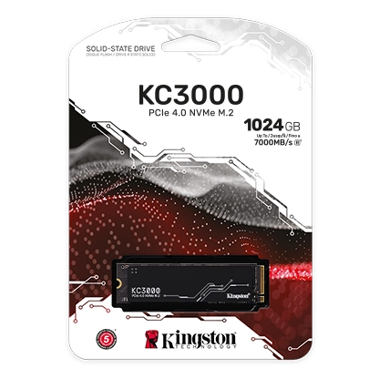 KINGSTON KC3000 1024G PCIE 4.0 NVME M.2 SSD