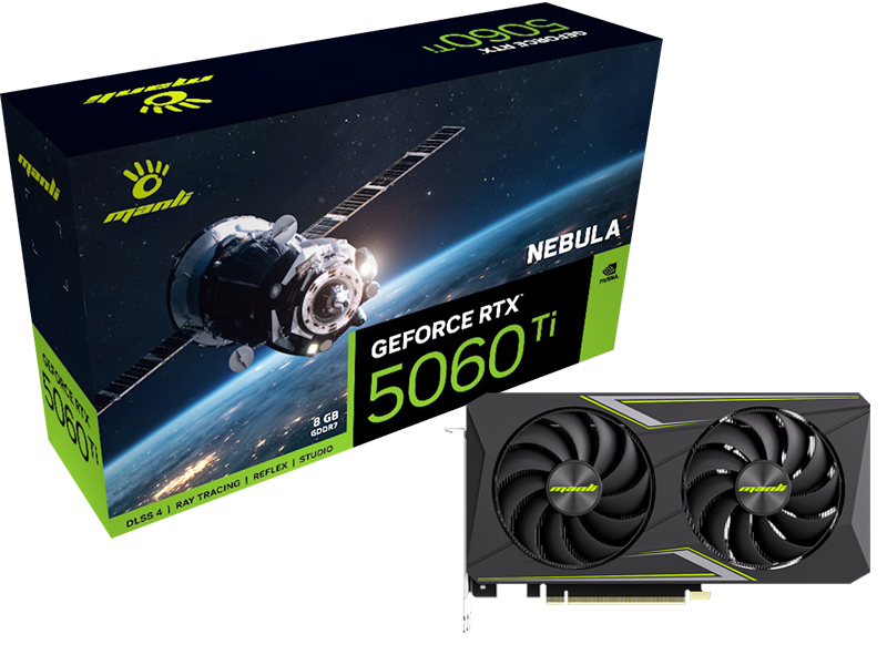 MANLI RTX5060TI 8GB GDDR7 NEBULA X2