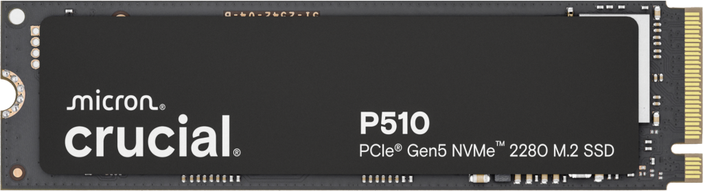 CRUCIAL 1TB P510 PCIE GEN5 NVME M.2 SSD