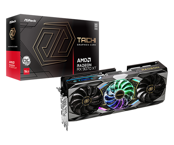 ASROCK RX9070XT TAICHI 16GB GDDR6 OC