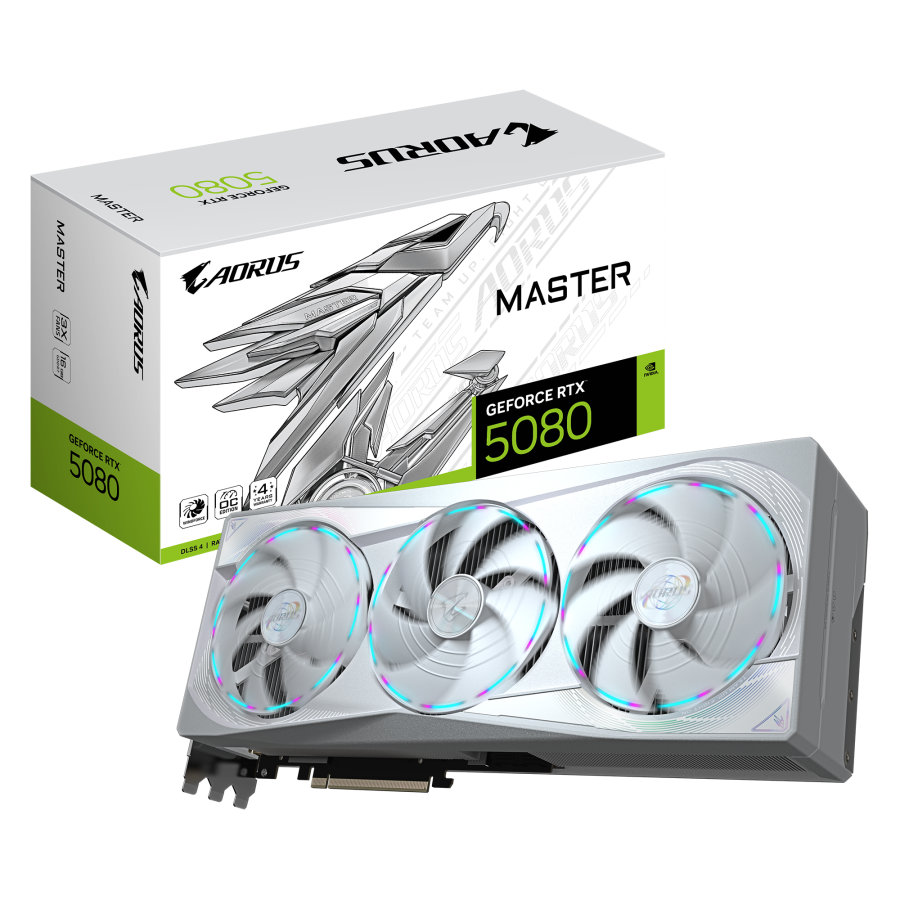 GIGABYTE RTX5080 AORUS MASTER ICE 16GB GDDR7