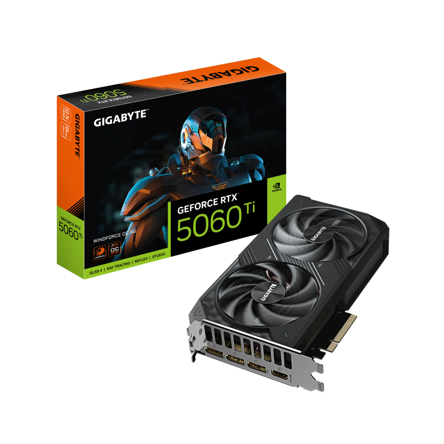 GIGABYTE RTX5060TI WINDFORCE X2 OC 8GB GDDR7