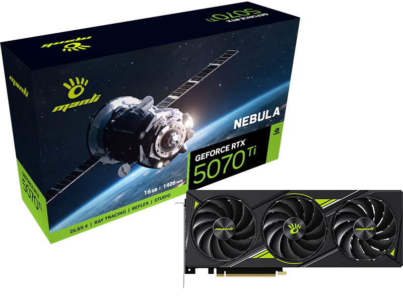 MANLI RTX5070TI 16GB GDDR7 NEBULA X3